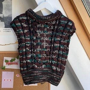 Missoni Brown Wool Sweater Vest